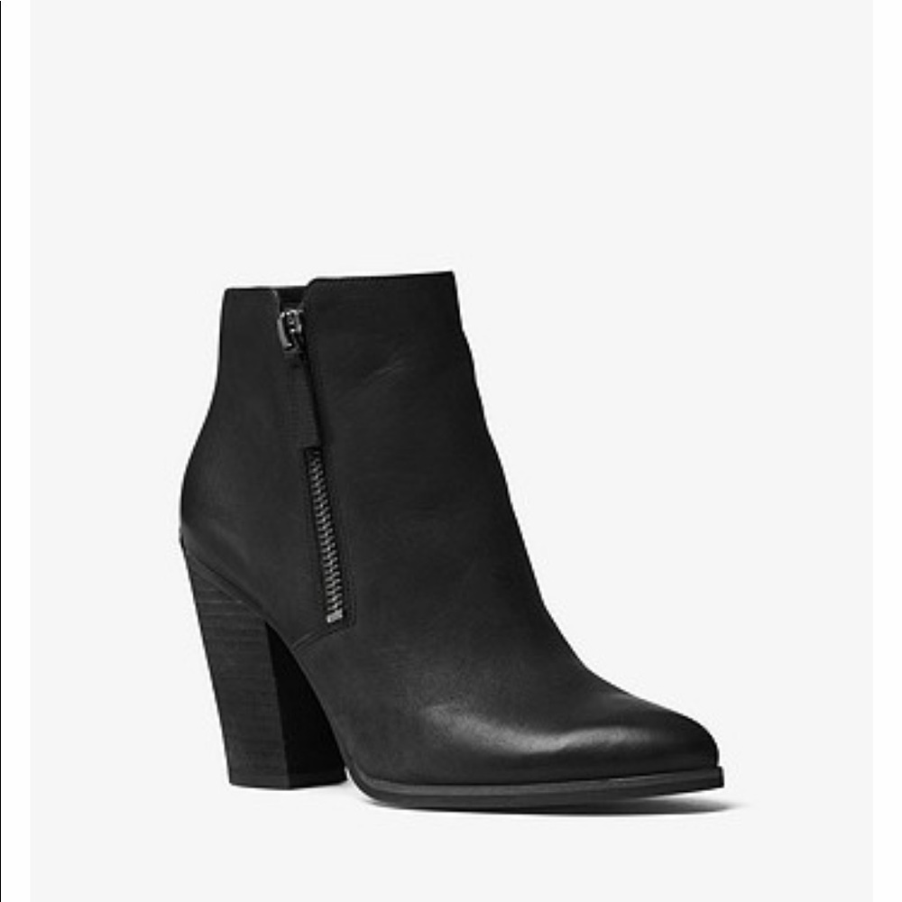Michael Kors Denver Leather Ankle Boot